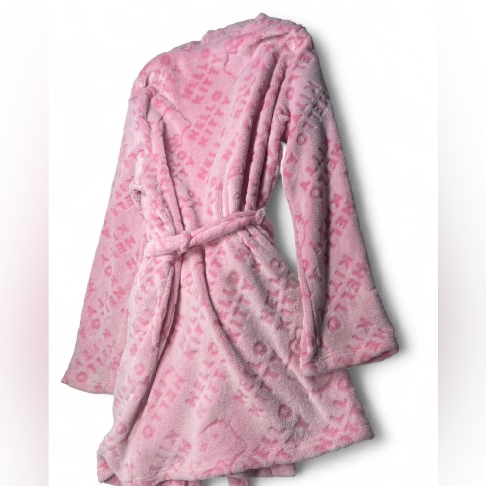 Hello Kitty Pink Fleece Robe - Picture 5 of 5